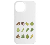 Guía de Carta botánica de Vegetales Tropicales Carcasa para iPhone 14