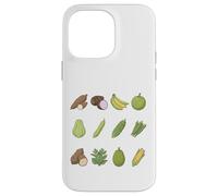Guía de Carta botánica de Vegetales Tropicales Carcasa para iPhone 14 Pro MAX