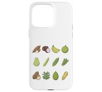 Guía de Carta botánica de Vegetales Tropicales Carcasa para iPhone 15 Pro MAX