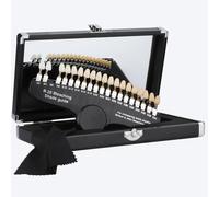 Guía de Colores Dientes Dentales, Blanqueamiento Dental 20 Colores Kit, 3D Comparación de Colores Dientes Tabla de Colores Blanqueamiento Blanco Placas de Dientes Cuidado Bucal Herramientas Dentista