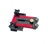 Guía de corte ajustable para mejorar la estabilidad para sierra de mesa de carpintería con escalas de medición dobles (rojo)