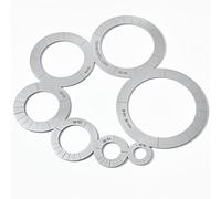 Guía de corte de ángulo y círculo de cuero Herramienta para trabajar en cuero: fabricada en acero inoxidable en el Reino Unido