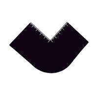 Guía de corte de pelo, tarjetas de mejora de barbero fácil de limpiar, tarjeta de mejora de líneas capilares, plantilla de barba, guía para modelar la barba, tarjeta guía para peinar el cabello