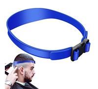 Guía de corte de peloo, guía de afeitado de escote de silicona, plantilla para barba, guía de corte de peloo ajustable y accesorios de corte de peloo para crear pautas de desvanecimiento de la piel