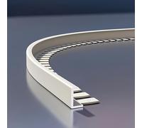 Guía de costura de 90 cm para instalación de azulejos, protector de aluminio flexible de 3 piezas, anticorros, fácil de instalar, ideal para azulejos de 11 mm y 12 mm