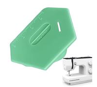 Guía de costura magnética para máquina de coser, guía de máquina de coser magnética | Clip Hemmer Guide con escala - y Suministros de edredones portátiles para posicionamiento, sellado de bordes,