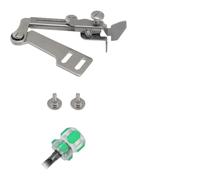 Guía de costura oscilante, prensatelas, medidor de pliegues finos, herramienta de bricolaje ajustable con destornillador for accesorios de máquinas de coser industriales