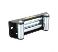 Guía de cuerda galvanizada para cabrestante de 124 mm, ventana de cable de acero inoxidable para todoterreno, 254 mm, resistente, para Winch Roller Guide de 124 mm hasta 4500 Lbs de capacidad de carga