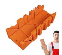Guía de de sierra - de ingletes de sujeción de ABS, herramienta de corte recto y biselado, soporte de esquina, construcción compacta y duradera para proyectos de bricolaje en madera | Usatio
