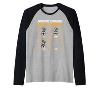 Guía de Entrenamiento Schnauzer Miniatura - Schnauzer Dog Mom Camiseta Manga Raglan