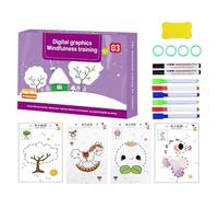 Guía De Escritura De Manuscritos - Ejercicios Educativos Scripting, Herramienta Desarrollo De Habilidades Motorias, Bloque De Caligrafía Creativa | Regalo Cumpleaños Calcetín Navideño Para La Escuela