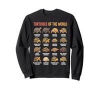 Guía de Especies de Tortugas Animal Educativo Mundial para Reptiles Sudadera