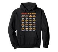 Guía de Especies de Tortugas Animal Educativo Mundial para Reptiles Sudadera con Capucha