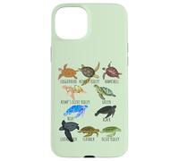 Guía de especies de tortugas marinas Océano amante submarino Vida marina Carcasa para iPhone 15 Plus