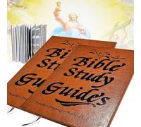 Guía de estudio bíblico de 66 páginas, cuaderno de estudio bíblico para principiantes, diario devocional diario, cuaderno religioso de reflexiones de oración con citas diarias de las Escrituras para
