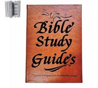 Guía de estudio bíblico de 66 páginas, diario devocional, plan de estudio bíblico de un año para mujeres, cubierta de piel sintética A5, citas diarias de las Escrituras, cuaderno basado en la fe, para