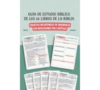 Guía de Estudio Bíblico de los 66 Libros de la Biblia: Tarjetas Recortables de Referencia con Reflexiones por Capítulo (The 66 Books of the Bible Study Overview Series)
