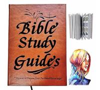 Guía de estudio bíblico, diario devocional, un plan de estudio bíblico de un año para mujeres, citas diarias de las Escrituras, cuaderno religioso basado en la fe, fortalece las reflexiones de oración