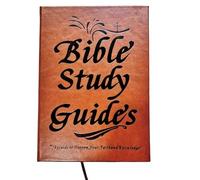 Guía de estudio bíblico para principiantes | Imprimir libro de resumen Cuadernos de notas Diario devocional Guía bíblica - Resumen Estudio de crecimiento espiritual Suministros para la oración