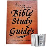 Guía de estudio bíblico y devocional diario para hombres, diario de 66 páginas, estudio de las Escrituras de 365 días, cuaderno de oración con cubierta de cuero marrón para crecimiento espiritual
