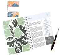 Guía de estudio para lectura bíblica | Organizador personal en espiral de 52 semanas, diario de estudio bíblico, para mujeres, madre, iglesia, bautismo, graduación, rutina matutina, reflexión, notas