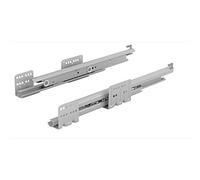 Guía de extracción Actro con Silent System/Push to Open Silent, 40 kg, 500 mm, grosor lateral del cuerpo 16 mm (EB 15), izquierda y derecha