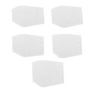 Guía de formación de cejas transparente y flexible, formato de patrón de frente reciclable para un plan de maquillaje preciso, herramienta de plan de cejas pequeñas