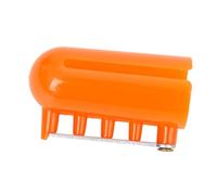 Guía de Hilo para Tejer, Anillo Soporte para Dedos Compacto, Accesorio Resistente para Manualidades de Ganchillo- Naranja