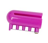 Guía de Hilo para Tejer, Anillo Soporte para Dedos Compacto, Accesorio Resistente para Manualidades de Ganchillo- Púrpura