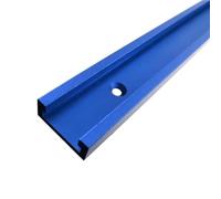 Guía de ingletes tipo T de 300-500 mm, riel for carpintería de aleación de aluminio rojo/plateado/azul, 1 pieza(Blue,500mm)