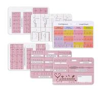 Guía De Interpretación De ECG De Enfermería - Tarjetas De Referencia Clínica De Enfermería, Gráfico De Lectura Cardíaca Ligera | Uso De Telemetría De La UCI De Larga Duración, Herramienta