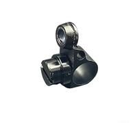 Guía de línea de aleación mecanizada CNC para carretes de cebo Abu Garcia 3.5 Gen adaptada a DZ8 para BF8 patrón de agujeros para liberación constante de línea (negro)