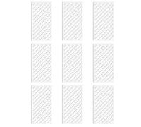 Guía de malla de precisión genérica, acero inoxidable con diamantes de imitación, 12 pulgadas herramienta con agujeros perforados, metal Grid Stencil, pinting Accessory with Straight Edges, Colocation