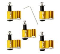 Guía de manguera de cable de freno de ciclismo, abrazaderas de alambre de manguera, agarre de cable, accesorios fijos estables de aluminio para ciclismo, al aire libre, horquillas de montaña, marcos