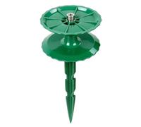 Guía De Manguera De Jardín - Anclaje De Tierra De Metal Para Carga Pesada, Estaca De Rodillo De Soporte Largo, Protección De Alineación Tubos Protectores Para Rutas De Césped | Para Riego