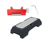 Guía de metal para posicionador de ángulo de afilado, grano 400/1000 | Aleación CNC y acero inoxidable, medidor de ángulo ajustable, piedras 400# y 1000#, plantilla de afilado de carpintería para