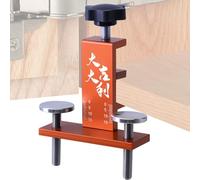 Guía de Montaje para Puertas de Armario,Posicionador Ajustable de Aleación de Aluminio - Grill Carré et Poêle à Steak,pour Frire, Sauter, le Poulet, le Bœuf, les Œufs, le Petit-déjeuner, le Camping, l