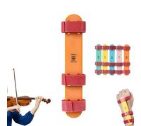 Guía de muñeca reforzada para violín, corrector de posición de la mano izquierda, entrenador de alineación de muñeca antideslizante para principiantes, cómodo diseño acolchado para evitar la postura