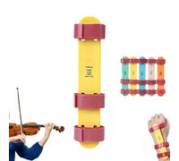 Guía de muñeca reforzada para violín, corrector de posición de la mano izquierda, entrenador de alineación de muñeca antideslizante para principiantes, cómodo diseño acolchado para evitar la postura