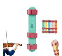 Guía de muñeca reforzada para violín, corrector de posición de la mano izquierda, entrenador de alineación de muñeca antideslizante para principiantes, cómodo diseño acolchado para evitar la postura