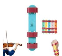 Guía de muñeca reforzada para violín, corrector de posición de la mano izquierda, entrenador de alineación de muñeca antideslizante para principiantes, cómodo diseño acolchado para evitar la postura
