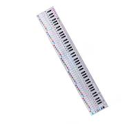 Guía de notación de piano transparente de 88 teclas Hoja de práctica Diseño ergonómico Legibilidad mejorada Toda la iluminación Textura de PP Guía de digitación portátil