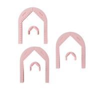 Guía de orificios para pendientes portátil, herramienta accesorio de elaboración de joyería con herramienta ergonómica de perforación de pendientes de alineación de construcción de
