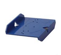 Guía de perforación de agujero de bisagra de 35/40 mm para bisagras de gabinete, plantilla de taladro ABS con broca de carburo de 35 mm/40 mm, azul, 1 unidad