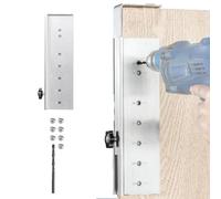 Guía de perforación | Herramientas de carpintería Ultra-ligeras Ajustables,Guía de perforación para agujeros rectilíneos | para Renovación Instalación de Hardware de Construcción