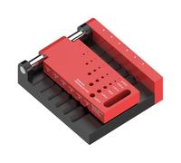 Guía De Perforación - Localizador De Posicionamiento Para Madera | Localizador De Agujeros De Modelo, Herramienta De Carpintería De Gabinete, Plantilla De Alineación De Banco De Carpintería Ajustable