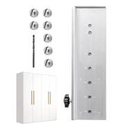 Guía de Perforación - Puntero y Guía de Aluminio Ligero | Localizador de Punzón de Perforación | para Renovación Instalación de Hardware de Construcción