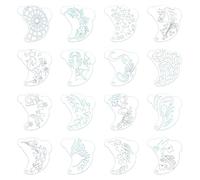 Guía de pintura facial fácil de usar, plantilla de dibujo para diseños simétricos en la piel, perfecta para artistas, profesores, eventos, plantilla de arte facial