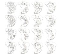 Guía de pintura facial fácil de usar, plantilla de dibujo para diseños simétricos en la piel, perfecta para artistas, profesores, eventos, plantilla de arte facial