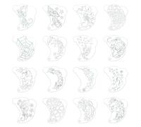 Guía de pintura facial fácil de usar, plantilla de dibujo para diseños simétricos en la piel, perfecta para artistas, profesores, eventos, accesorios de pintura facial